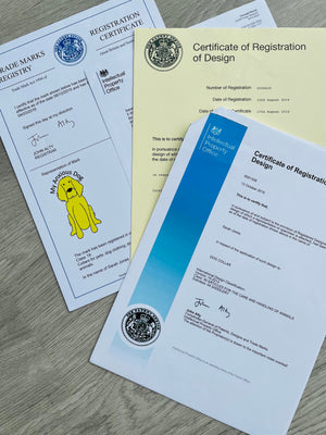 Why does My Anxious Dog need to protect it's yellow space awareness products with IPO?