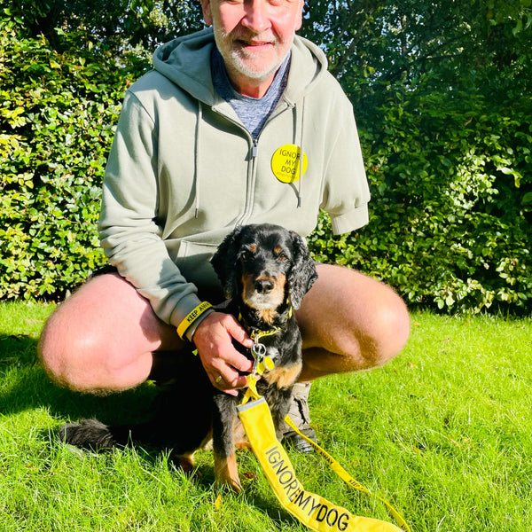 IGNORE MY DOG badge
