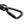 Load image into Gallery viewer, My Anxious Dog Strong Carabiner Dog Lead 1.8m Black
