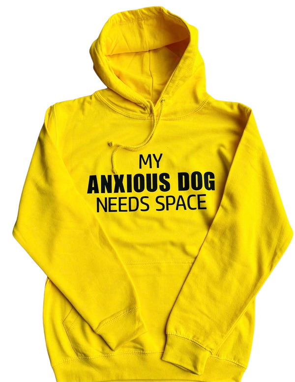 My Anxious Dog Yellow Space Awareness Hoodie