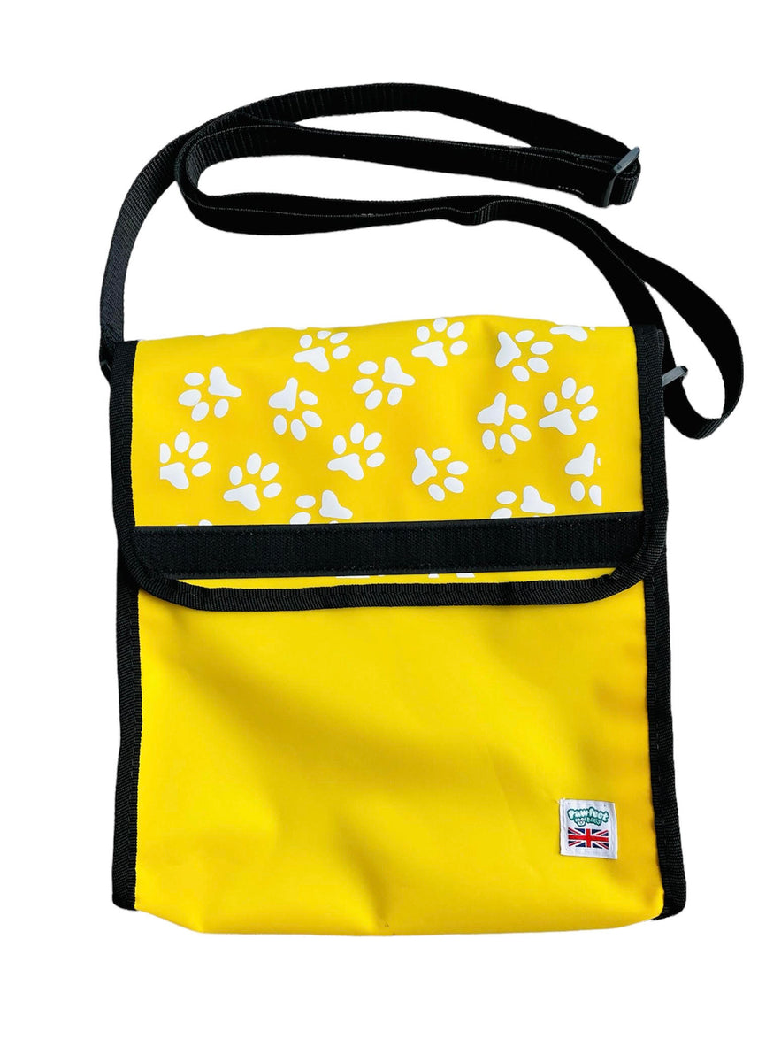 Waterproof Yellow Dog Walking Bag My Anxious Dog