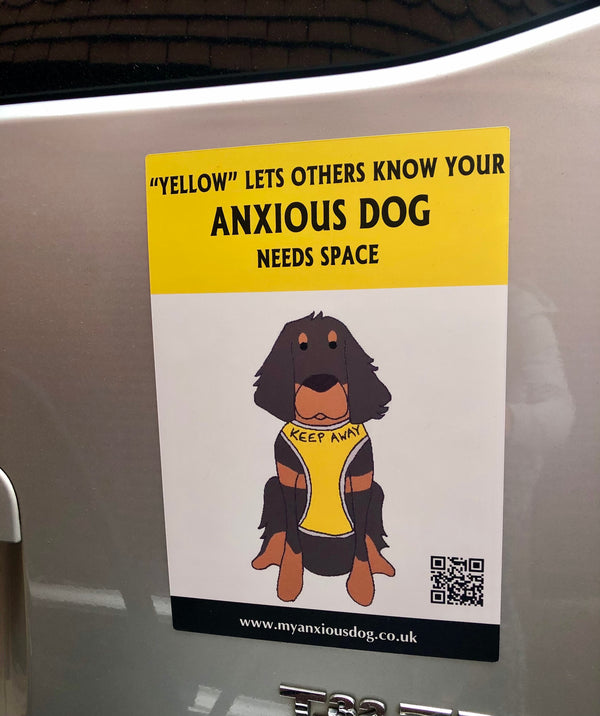 My Anxious Dog Magnetic Sign