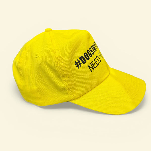 Yellow baseball cap