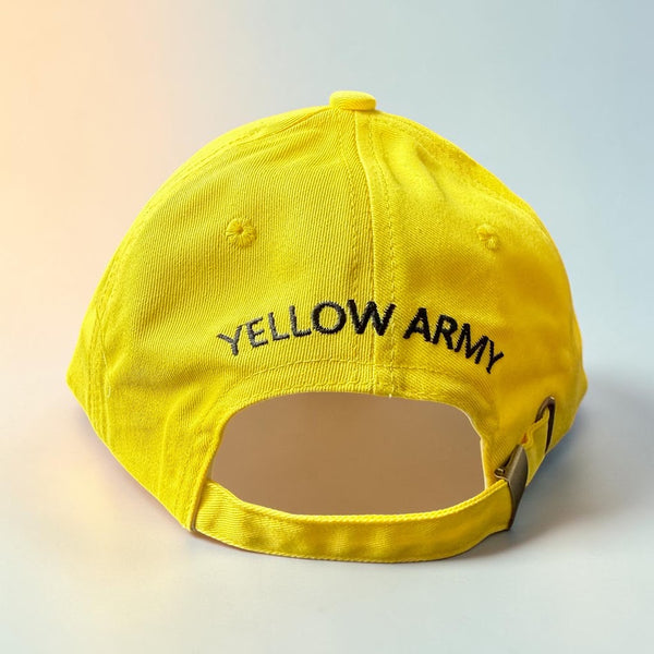Yellow baseball cap