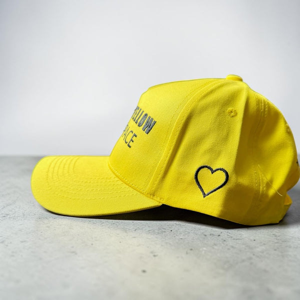 Yellow baseball cap