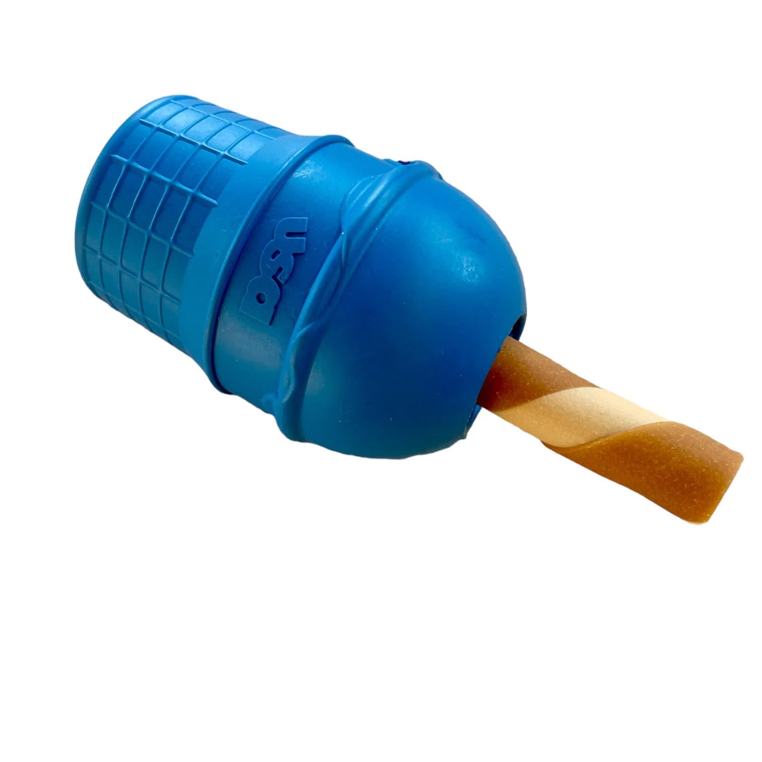 SP Ice Cream Cone Durable Rubber Chew Toy and Treat Dispenser, Size: Medium, Blue