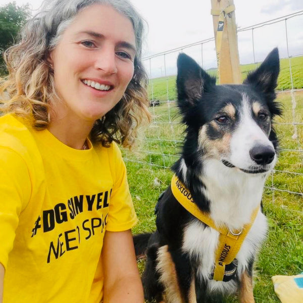 Yellow #dogsinyellow need space t-shirt