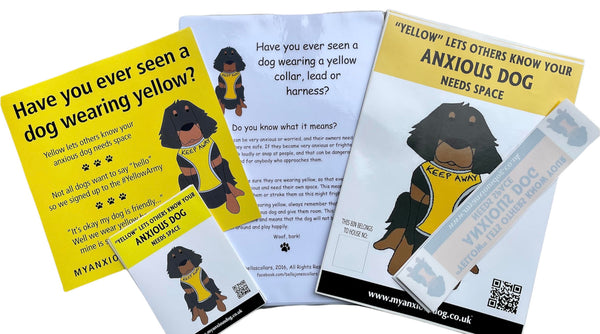 My Anxious Dog Yellow Space Awareness Campaign Pack