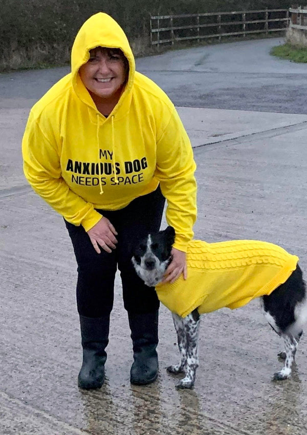 My Anxious Dog Yellow Space Awareness Jumper Medium