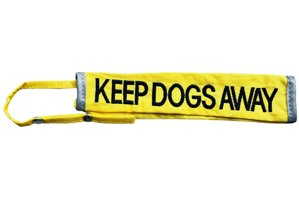 My Anxious Dog yellow space awareness KEEP DOGS AWAY warning lead slip