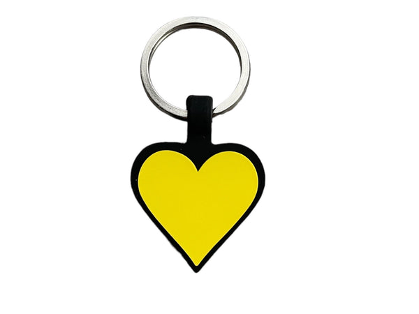 Yellow Heart Tag