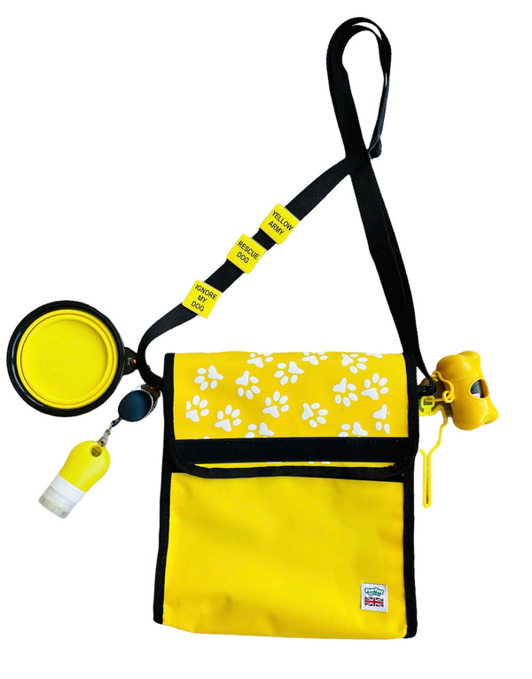 My Anxious Dog Yellow Space Awareness Dog Walking Bag