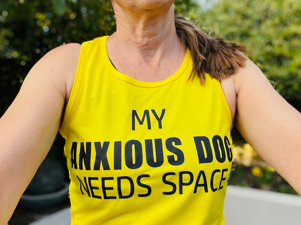 My Anxious Dog Yellow Space Awareness Cool Vest