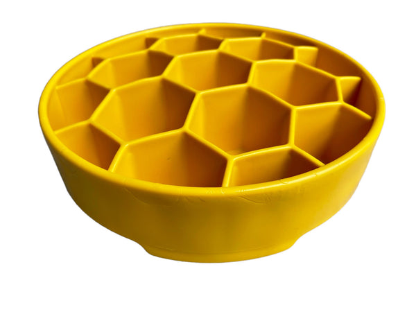 Sodapup Honeycomb E-bowl Enrichment Slow Feeder Bowl