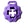 Load image into Gallery viewer, SodaPup MKB Cross Bones Treat Toy - Purple
