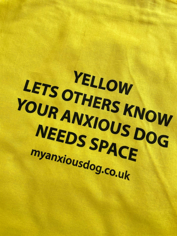 My Anxious Dog Yellow Space Awareness Cotton Bag