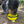 Load image into Gallery viewer, My Anxious Dog Collapsible Yellow water bowl
