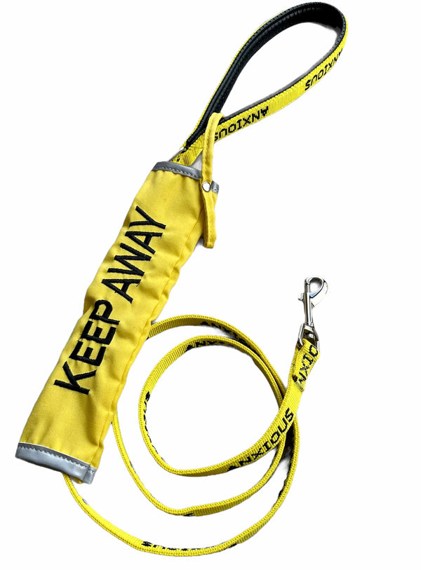 My Anxious Dog Keep Away Yellow Warning Lead Slip Cover