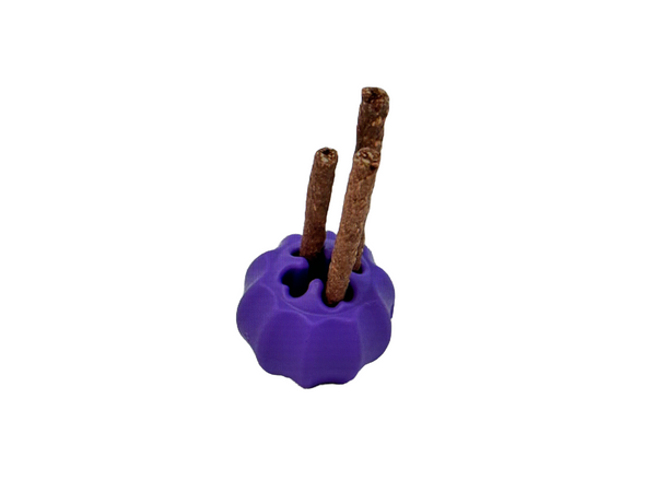 SodaPup MKB Cross Bones Treat Toy - Purple